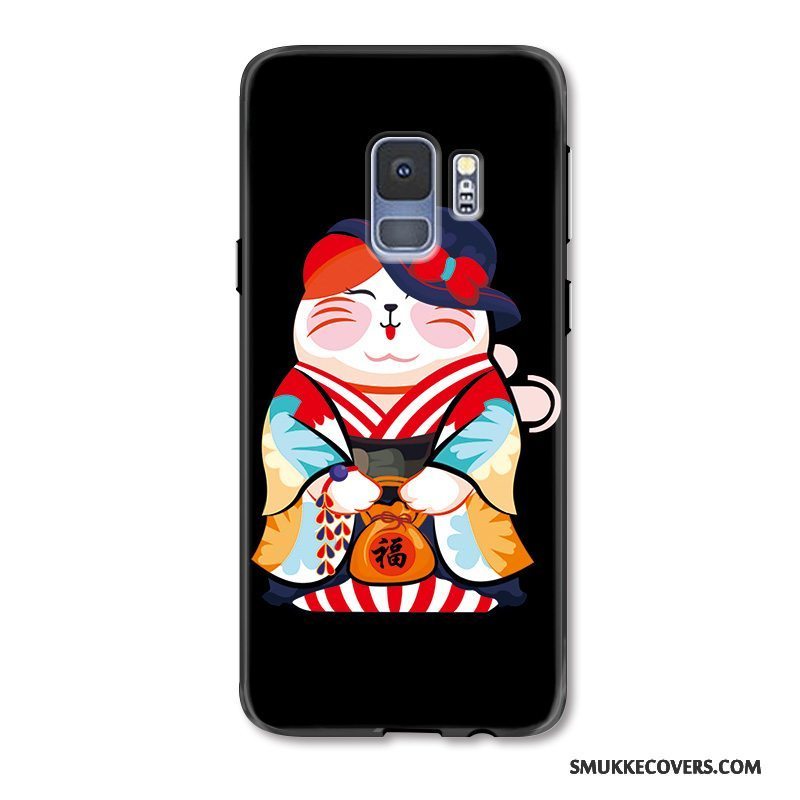 Etui Samsung Galaxy S9+ Cartoon Sort Telefon, Cover Samsung Galaxy S9+ Beskyttelse Joyous Ny