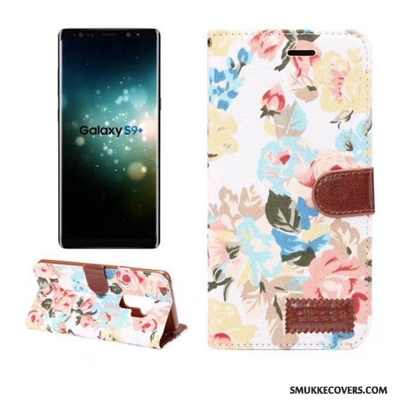 Etui Samsung Galaxy S9+ Folio Kort Telefon, Cover Samsung Galaxy S9+ Farve