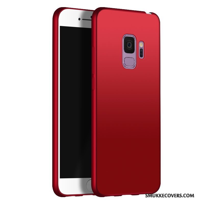 Etui Samsung Galaxy S9+ Tasker Anti-fald Nubuck, Cover Samsung Galaxy S9+ Blød Tynd Citron