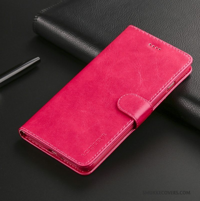 Etui Samsung Galaxy S9+ Tasker Anti-fald Rød, Cover Samsung Galaxy S9+ Folio