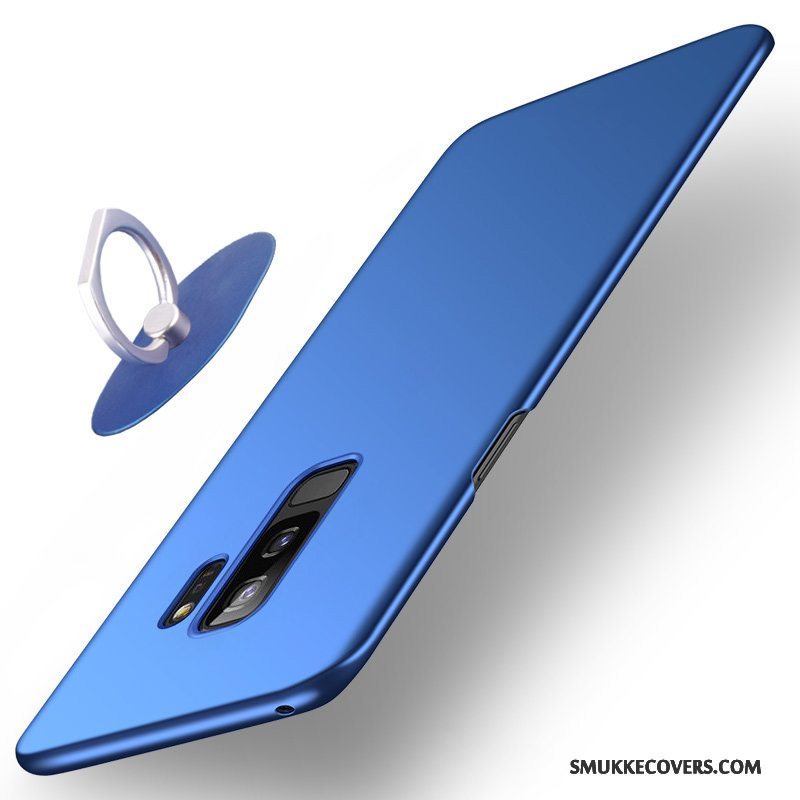 Etui Samsung Galaxy S9+ Tasker Hård Blå, Cover Samsung Galaxy S9+ Beskyttelse Anti-fald Trend