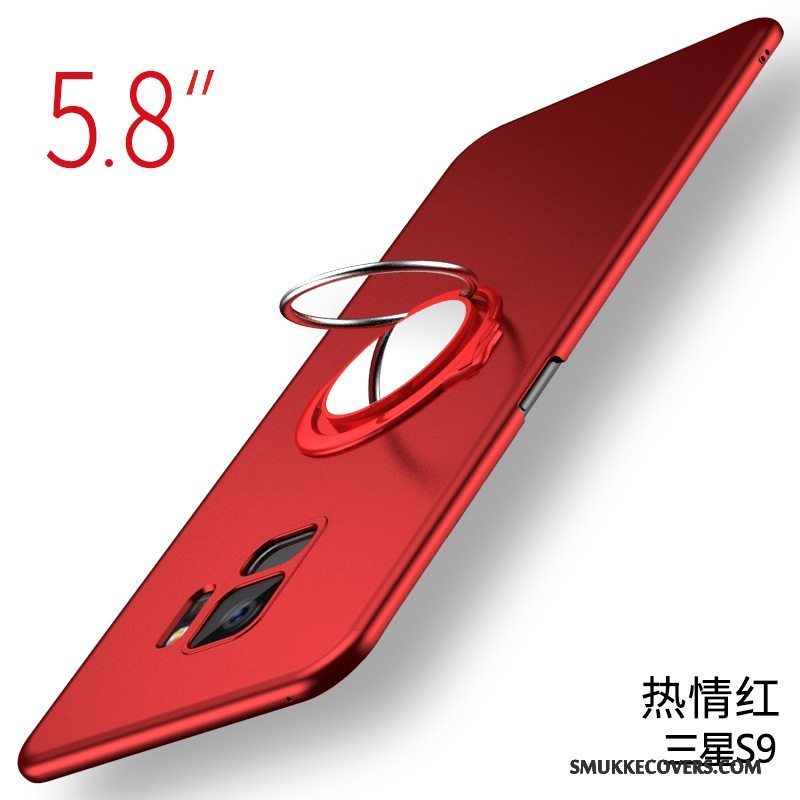 Etui Samsung Galaxy S9 Tasker Rød Hård, Cover Samsung Galaxy S9 Beskyttelse Telefonanti-fald