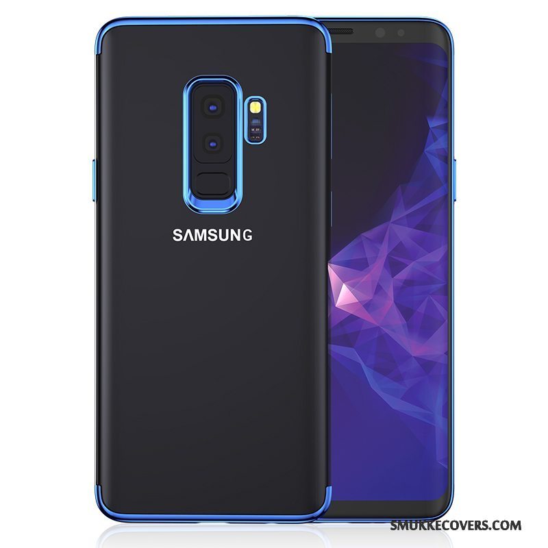 Etui Samsung Galaxy S9 Tasker Trend Blå, Cover Samsung Galaxy S9 Silikone Telefongennemsigtig