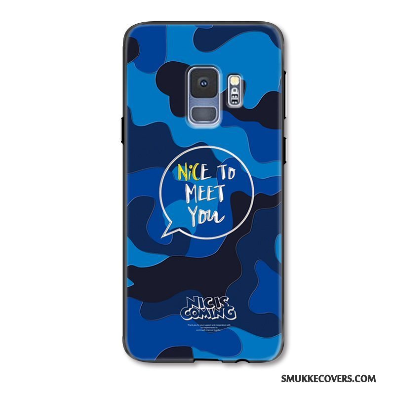 Etui Samsung Galaxy S9+ Tasker Trend Grøn, Cover Samsung Galaxy S9+ Kreativ Telefoncamouflage