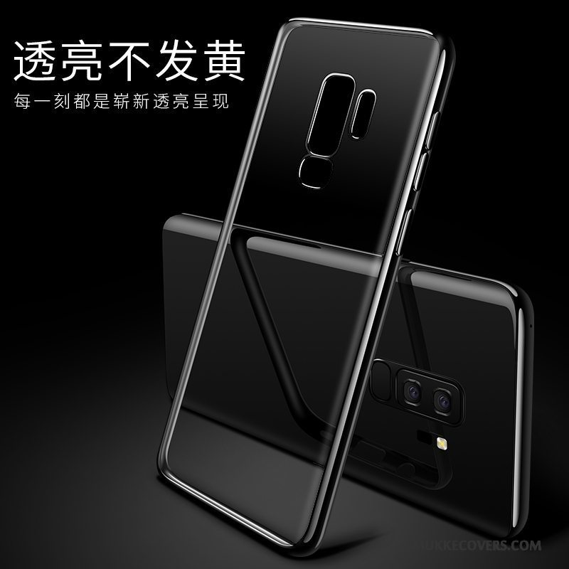 Etui Samsung Galaxy S9+ Tasker Tynd Gennemsigtig, Cover Samsung Galaxy S9+ Beskyttelse Anti-fald Telefon