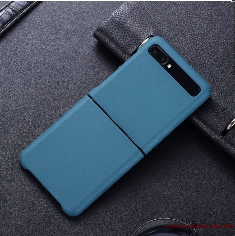 Etui Samsung Z Flip Beskyttelse Ny Nubuck, Cover Samsung Z Flip Tynd Bagdæksel