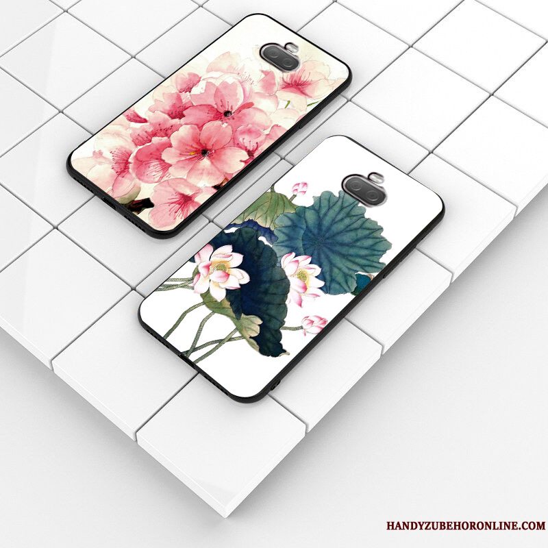 Etui Sony Xperia 10 Plus Blød Blomster Lille Sektion, Cover Sony Xperia 10 Plus Silikone Telefonlyserød