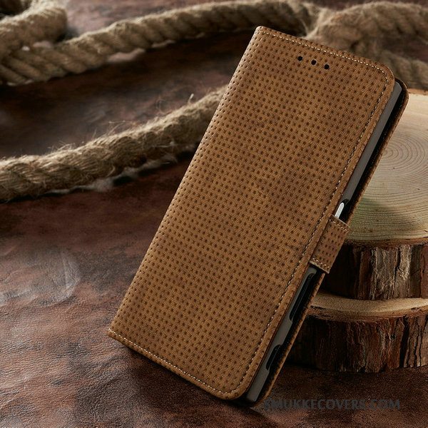 Etui Sony Xperia X Compact Tegnebog Mønster Telefon, Cover Sony Xperia X Compact Vintage