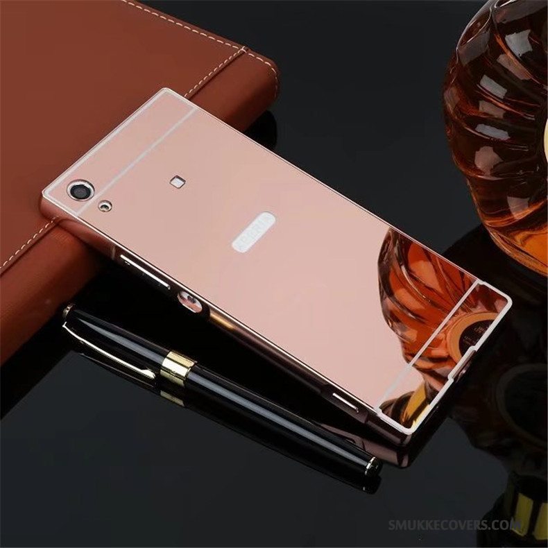 Etui Sony Xperia Xa1 Beskyttelse Telefonramme, Cover Sony Xperia Xa1 Bagdæksel Spejl