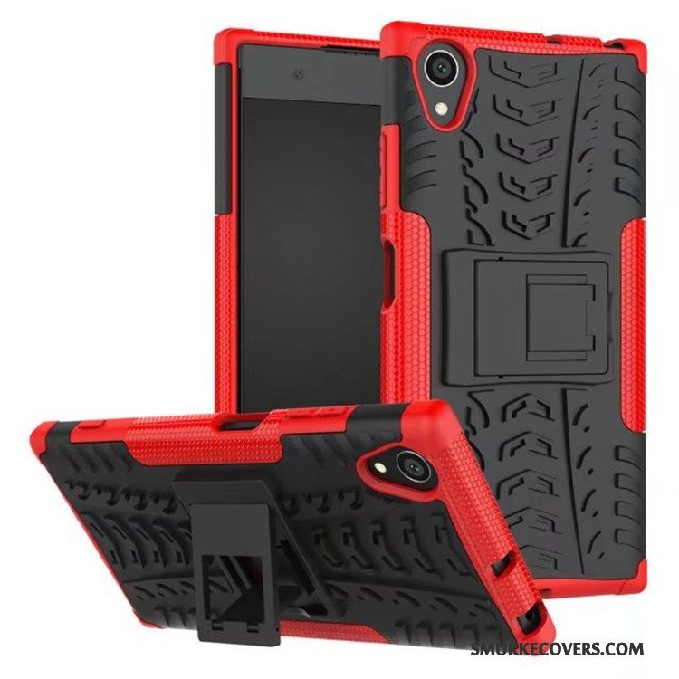 Etui Sony Xperia Xa1 Plus Tasker Anti-fald Rød, Cover Sony Xperia Xa1 Plus Beskyttelse Telefon