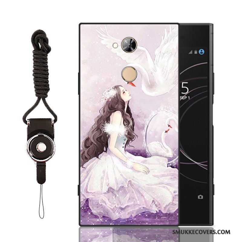 Etui Sony Xperia Xa2 Beskyttelse Lilla Lyse, Cover Sony Xperia Xa2 Blød Anti-fald Telefon
