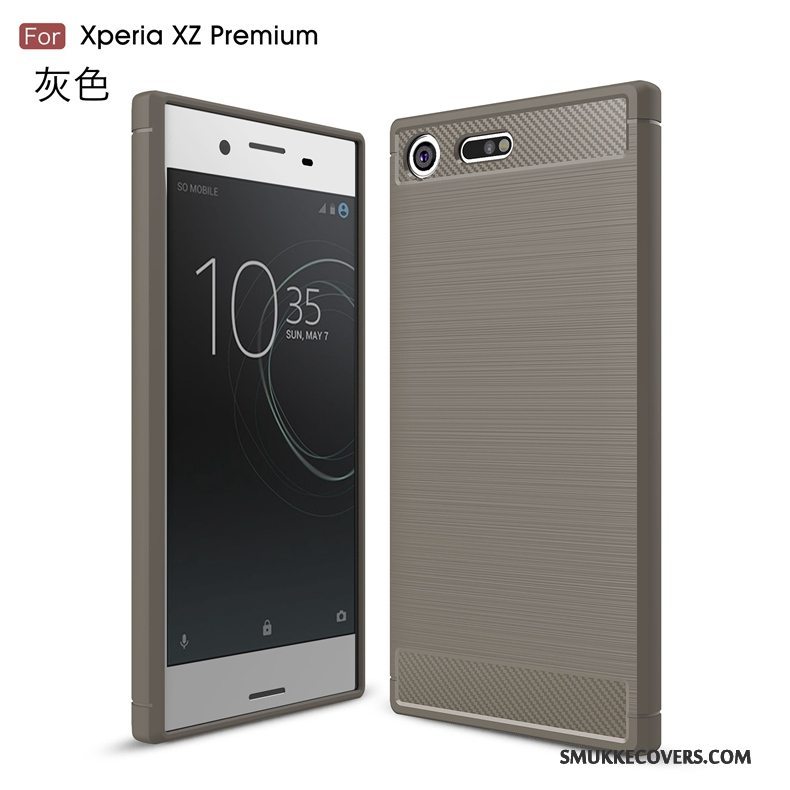 Etui Sony Xperia Xz Premium Silikone Telefonlyse, Cover Sony Xperia Xz Premium Tasker Mønster Silke