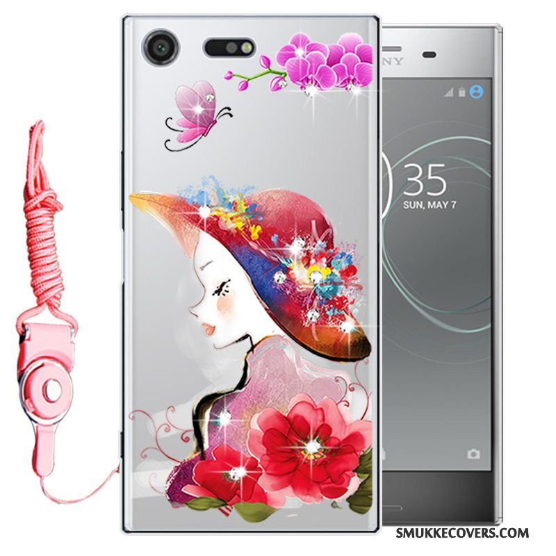 Etui Sony Xperia Xz Premium Strass Telefon, Cover Sony Xperia Xz Premium Beskyttelse