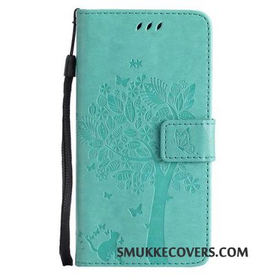 Etui Sony Xperia Z5 Compact Læder Telefonanti-fald, Cover Sony Xperia Z5 Compact Beskyttelse Lyseblå