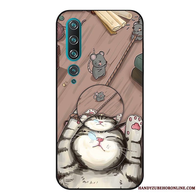 Etui Xiaomi Mi 10 Cartoon Anti-fald Elskeren, Cover Xiaomi Mi 10 Tasker Telefonkanin