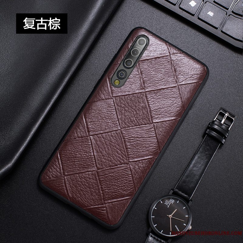 Etui Xiaomi Mi 10 Læder Simple High End, Cover Xiaomi Mi 10 Luksus Tynd Hård