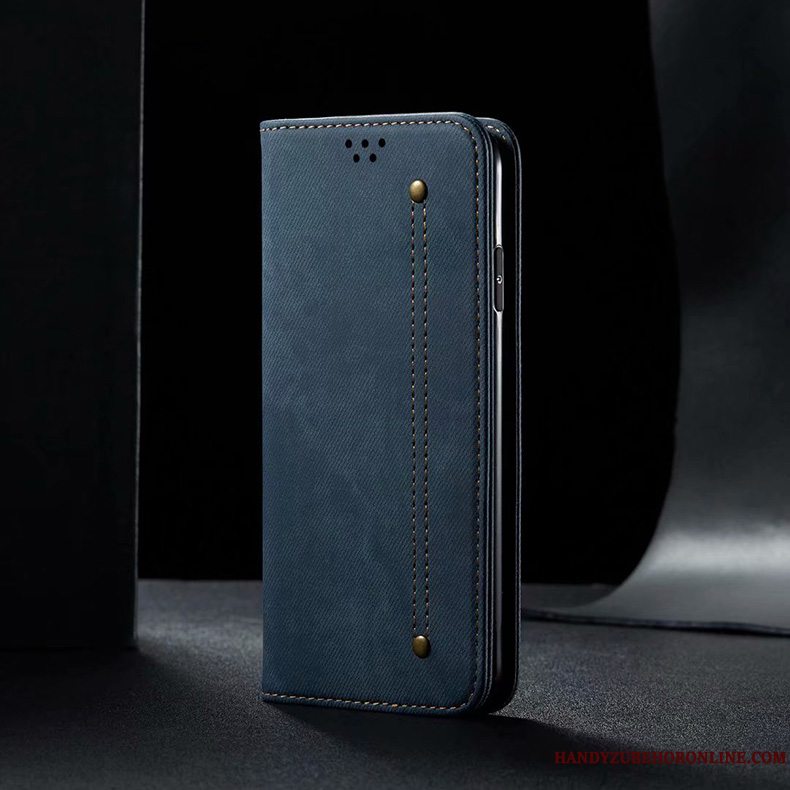 Etui Xiaomi Mi 10 Pro Folio Anti-fald Lille Sektion, Cover Xiaomi Mi 10 Pro Læder Simple Telefon