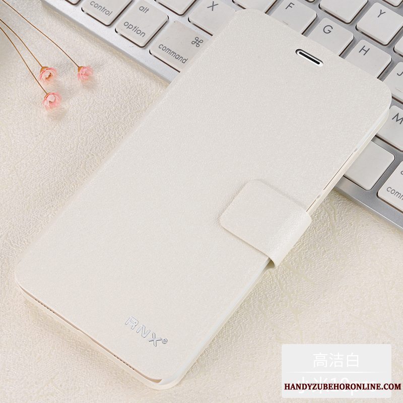 Etui Xiaomi Mi 10 Pro Folio Hvid Telefon, Cover Xiaomi Mi 10 Pro Tasker Anti-fald Lille Sektion