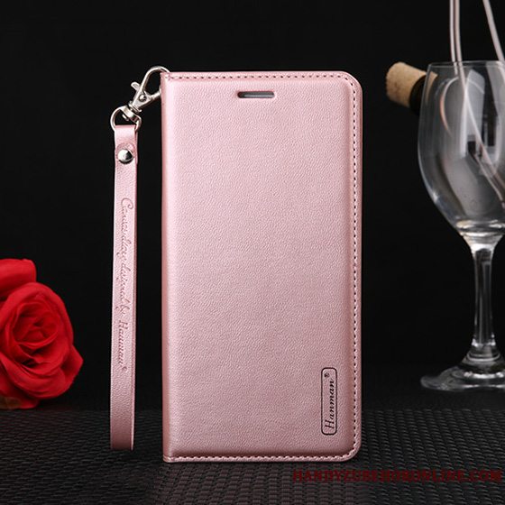 Etui Xiaomi Mi 10 Pro Folio Telefonlyserød, Cover Xiaomi Mi 10 Pro Beskyttelse Hængende Ornamenter Lille Sektion