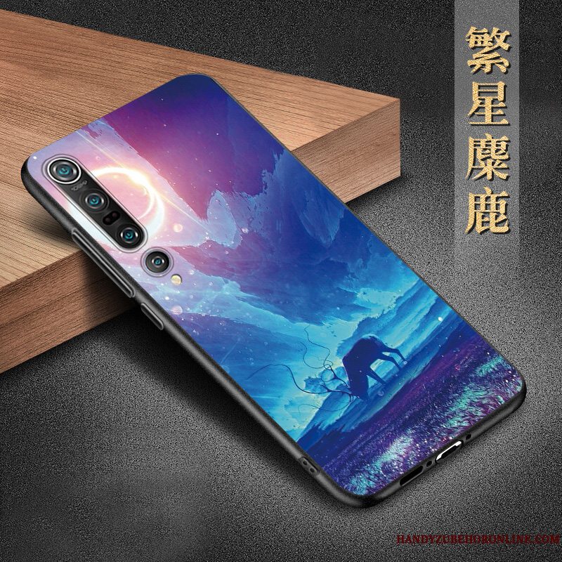 Etui Xiaomi Mi 10 Pro Silikone Telefontrend, Cover Xiaomi Mi 10 Pro Beskyttelse Lille Sektion Anti-fald