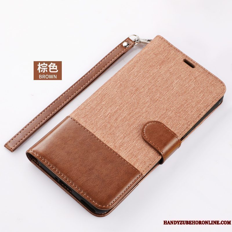 Etui Xiaomi Mi Note 10 Lite Tasker Lille Sektion Kort, Cover Xiaomi Mi Note 10 Lite Folio Anti-fald Telefon