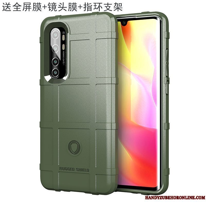 Etui Xiaomi Mi Note 10 Lite Tasker Tre Forsvar Ny, Cover Xiaomi Mi Note 10 Lite Beskyttelse Lille Sektion Bil