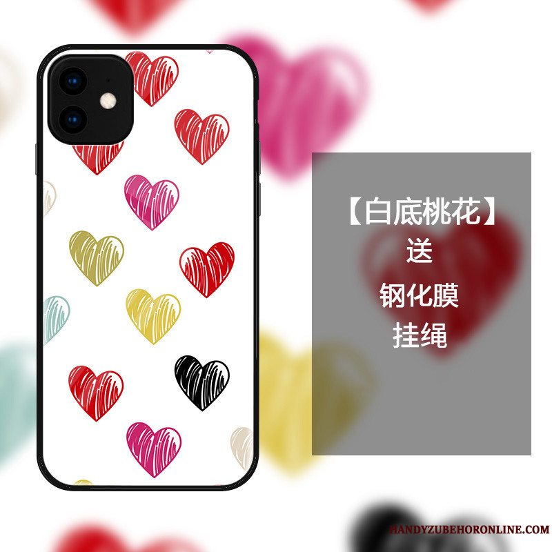 Etui iPhone 11 Beskyttelse Glas Kærlighed, Cover iPhone 11 Tasker Anti-fald Simple