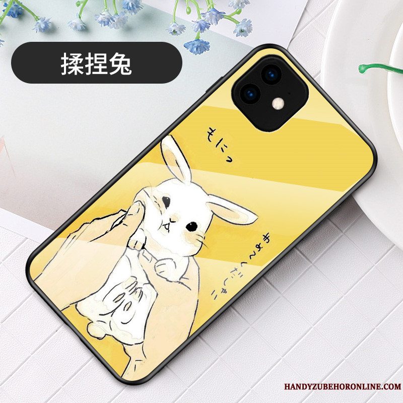 Etui iPhone 11 Cartoon Kanin Gul, Cover iPhone 11 Telefonsmuk