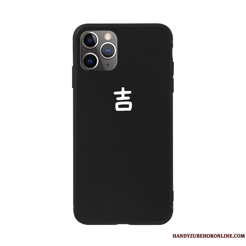 Etui iPhone 11 Pro Blød Sort Af Personlighed, Cover iPhone 11 Pro Kreativ Stor Telefon