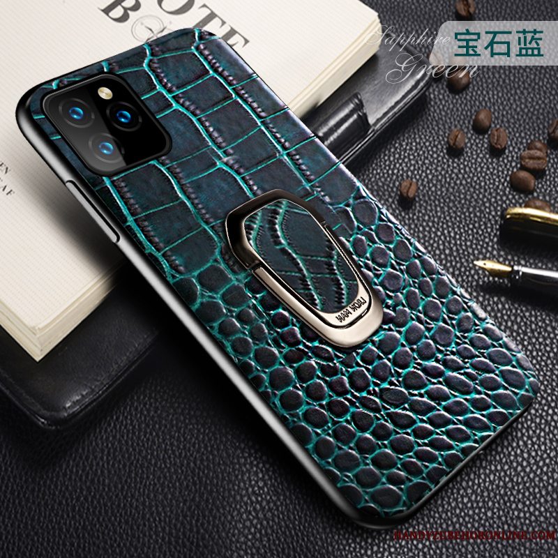 Etui iPhone 11 Pro Kreativ Blå Bil, Cover iPhone 11 Pro Tasker Business Telefon