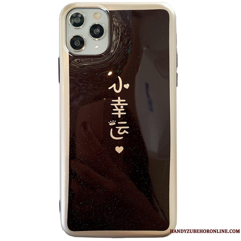 Etui iPhone 11 Pro Kreativ Lille Sektion Rød, Cover iPhone 11 Pro Silikone Pulver Sort