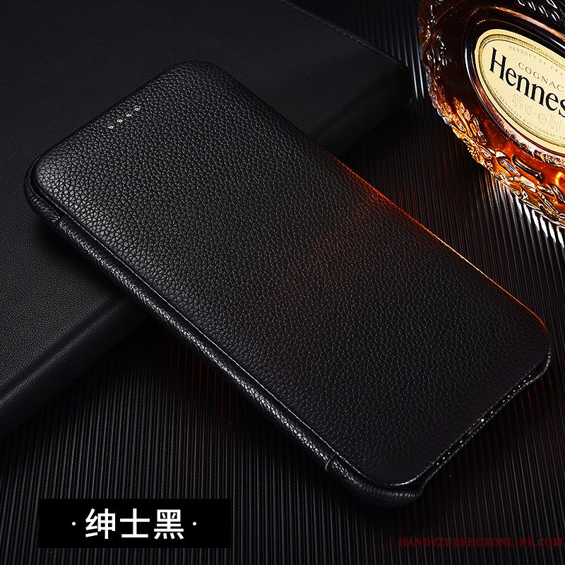 Etui iPhone 11 Pro Max Beskyttelse Telefonbusiness, Cover iPhone 11 Pro Max Læder Ny Sort