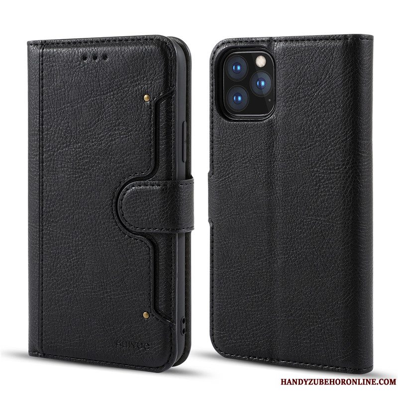 Etui iPhone 11 Pro Max Blød Ny Anti-fald, Cover iPhone 11 Pro Max Beskyttelse Telefonsort