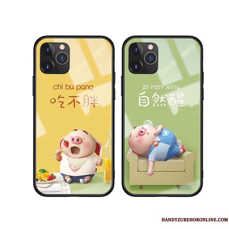 Etui iPhone 11 Pro Max Cartoon Glas High End, Cover iPhone 11 Pro Max Telefonlille Sektion