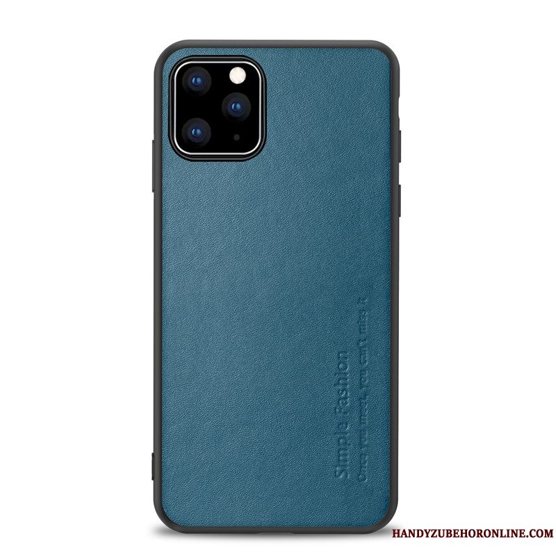 Etui iPhone 11 Pro Max Læder Mønster Business, Cover iPhone 11 Pro Max Beskyttelse Kvalitet Anti-fald