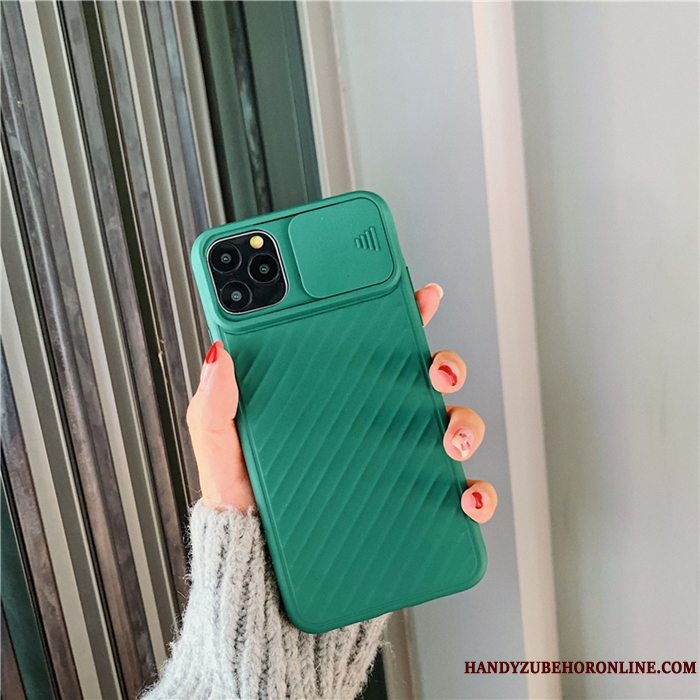 Etui iPhone 11 Pro Tasker Original Nubuck, Cover iPhone 11 Pro Silikone Telefonanti-fald