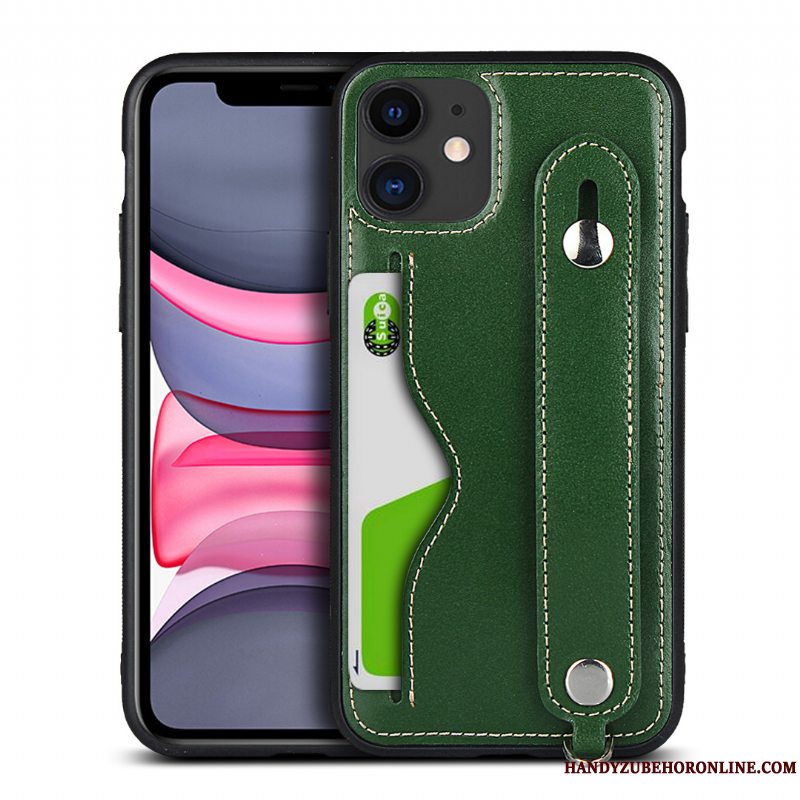 Etui iPhone 11 Tasker Hængende Ornamenter High End, Cover iPhone 11 Support Kvalitet Grøn