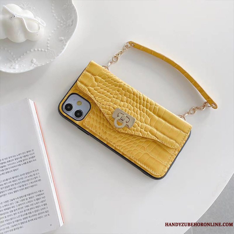 Etui iPhone 12 Tasker Hængende Ornamenter Stor, Cover iPhone 12 Kreativ Simple Kæde