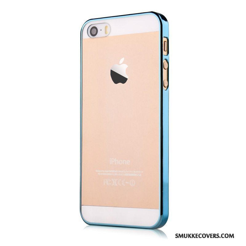 Etui iPhone 5/5s Beskyttelse Blå Telefon, Cover iPhone 5/5s Anti-fald Hård