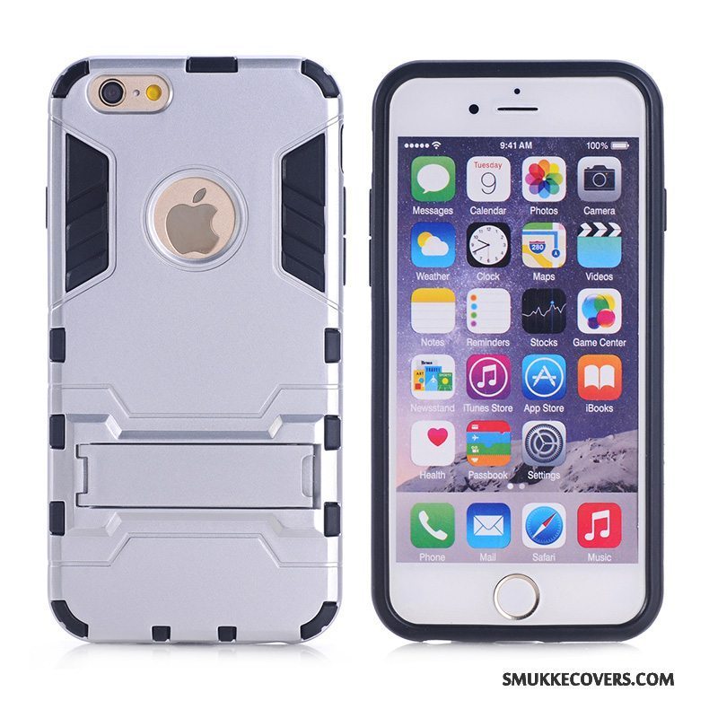 Etui iPhone 5/5s Blød Anti-fald Telefon, Cover iPhone 5/5s Beskyttelse Sølv Hård