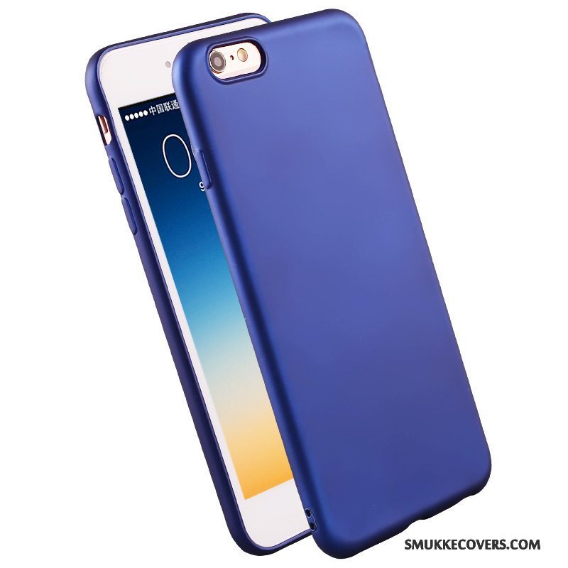 Etui iPhone 5/5s Silikone Telefonhængende Ornamenter, Cover iPhone 5/5s Blød Blå