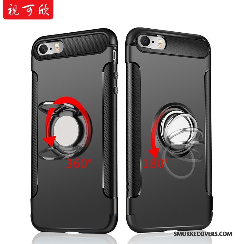 Etui iPhone 5/5s Tasker Telefonspænde, Cover iPhone 5/5s Beskyttelse Ring Trend