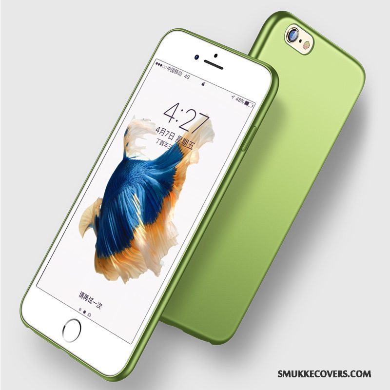 Etui iPhone 6/6s Blød Nubuck Tynd, Cover iPhone 6/6s Silikone Grøn Ny