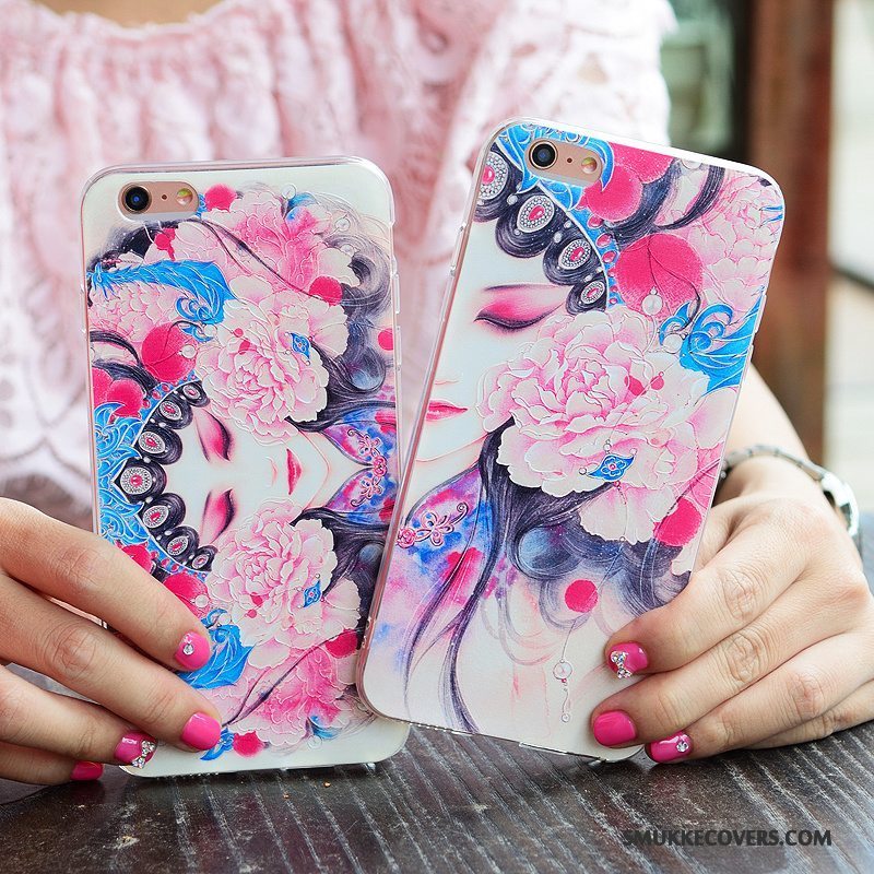 Etui iPhone 6/6s Kreativ Hua Dan Facebook, Cover iPhone 6/6s Farve Telefonkinesisk Stil