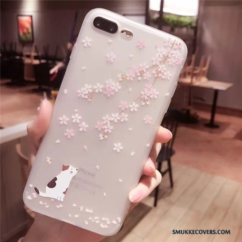 Etui iPhone 6/6s Plus Blød Nubuck Lyserød, Cover iPhone 6/6s Plus Kreativ Telefontrend