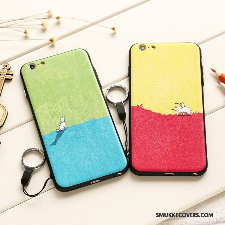 Etui iPhone 6/6s Plus Farve Hængende Hals Hængende Ornamenter, Cover iPhone 6/6s Plus Silikone Telefonny