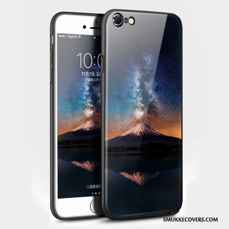 Etui iPhone 6/6s Plus Kreativ Sort Telefon, Cover iPhone 6/6s Plus Tasker Glas Trendy