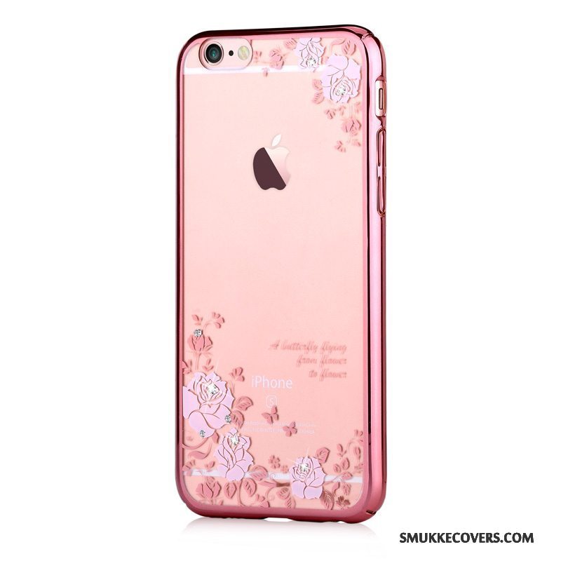 Etui iPhone 6/6s Plus Strass Ny Lyserød, Cover iPhone 6/6s Plus Beskyttelse Hård Telefon