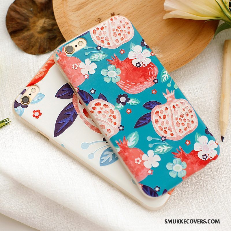 Etui iPhone 6/6s Plus Tasker Anti-fald Trendy, Cover iPhone 6/6s Plus Blød Telefonblomster