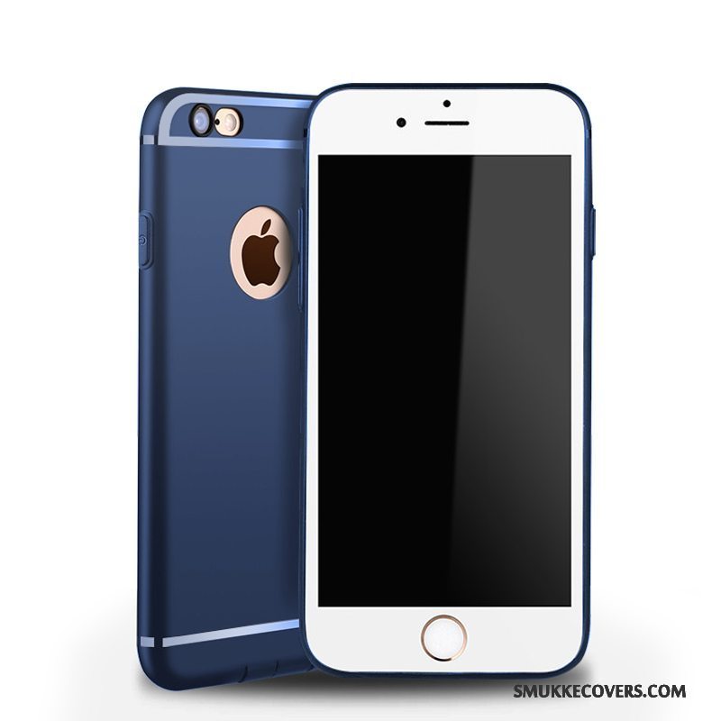 Etui iPhone 6/6s Plus Tasker Nubuck Telefon, Cover iPhone 6/6s Plus Blød Blå